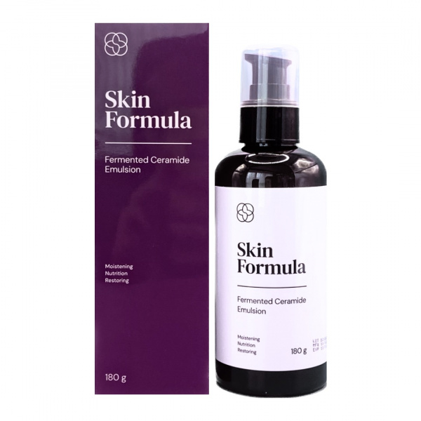 Увлажняющая эмульсия с церамидами Skin Formula для восстановления гидролипидного баланса, 180 мл